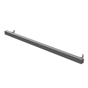 Светодиодный светильник VARTON архитектурный Regula 2.0 1500 мм 30 Вт 5000 К 15x60 градусов DC24V RAL9005 черный муар